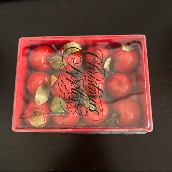 Other - a set of 12 vintage Sears Roebuck "Christmas Apples" holiday ornaments.